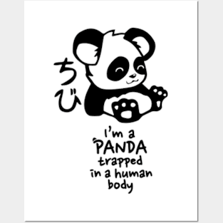 CARTOON PANDA Posters and Art